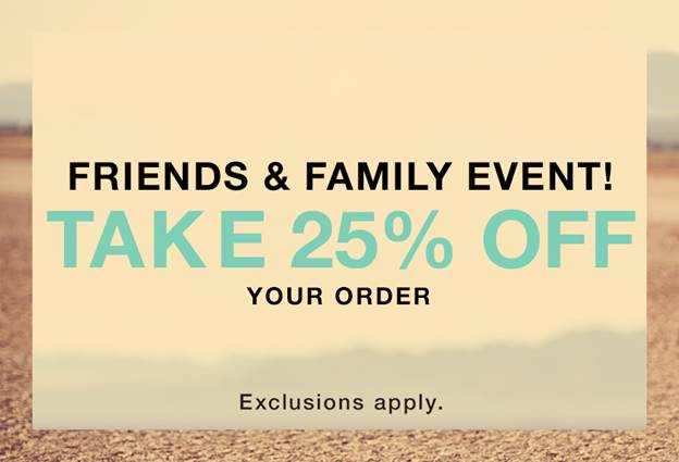 shopbop friends and family