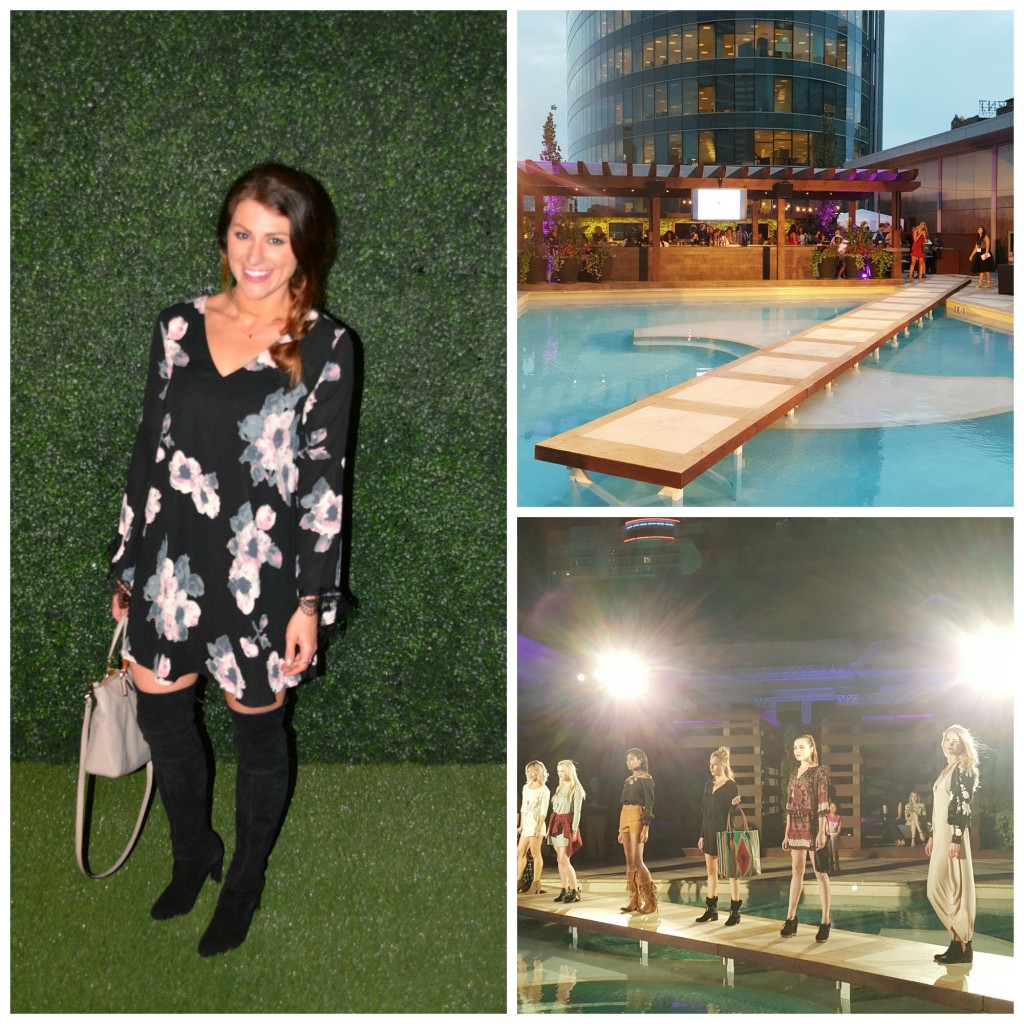 Ashley from LSR at the KCFW Runway on the Rooftop Event