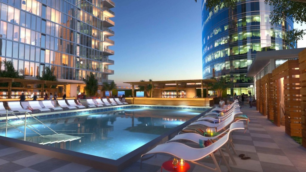one-light luxury apartments rooftop pool
