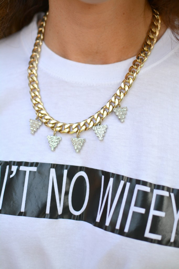 Ashley from LSR in an Ain't No Wifey tee.