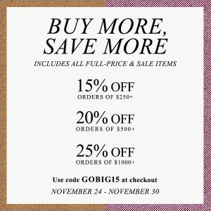 shopbop buy more, save more sale
