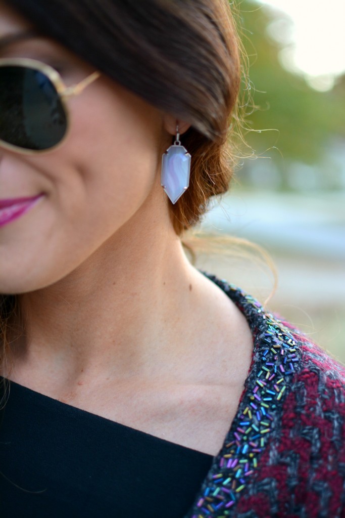 Ashley from LSR in Kendra Scott earrings.