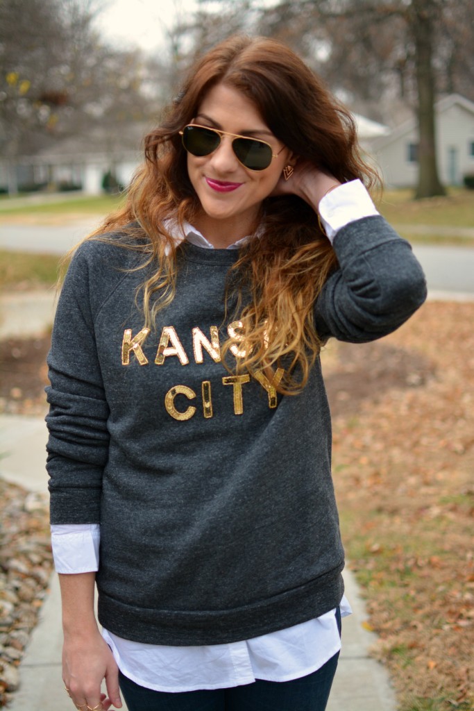 Ashley from LSR in a LocalE sweatshirt