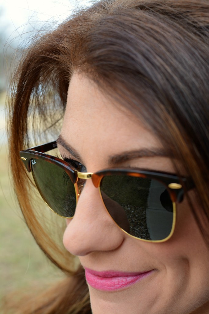 Ashley from LSR in Ray-Ban Clubmaster sunglasses