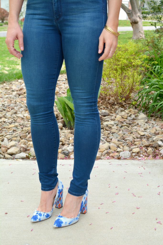 Ashley from LSR in JCrew tie dye pumps