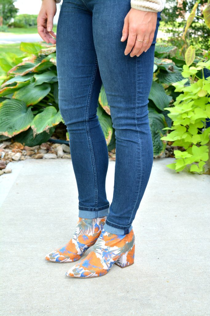 Ashley in statement ankle booties