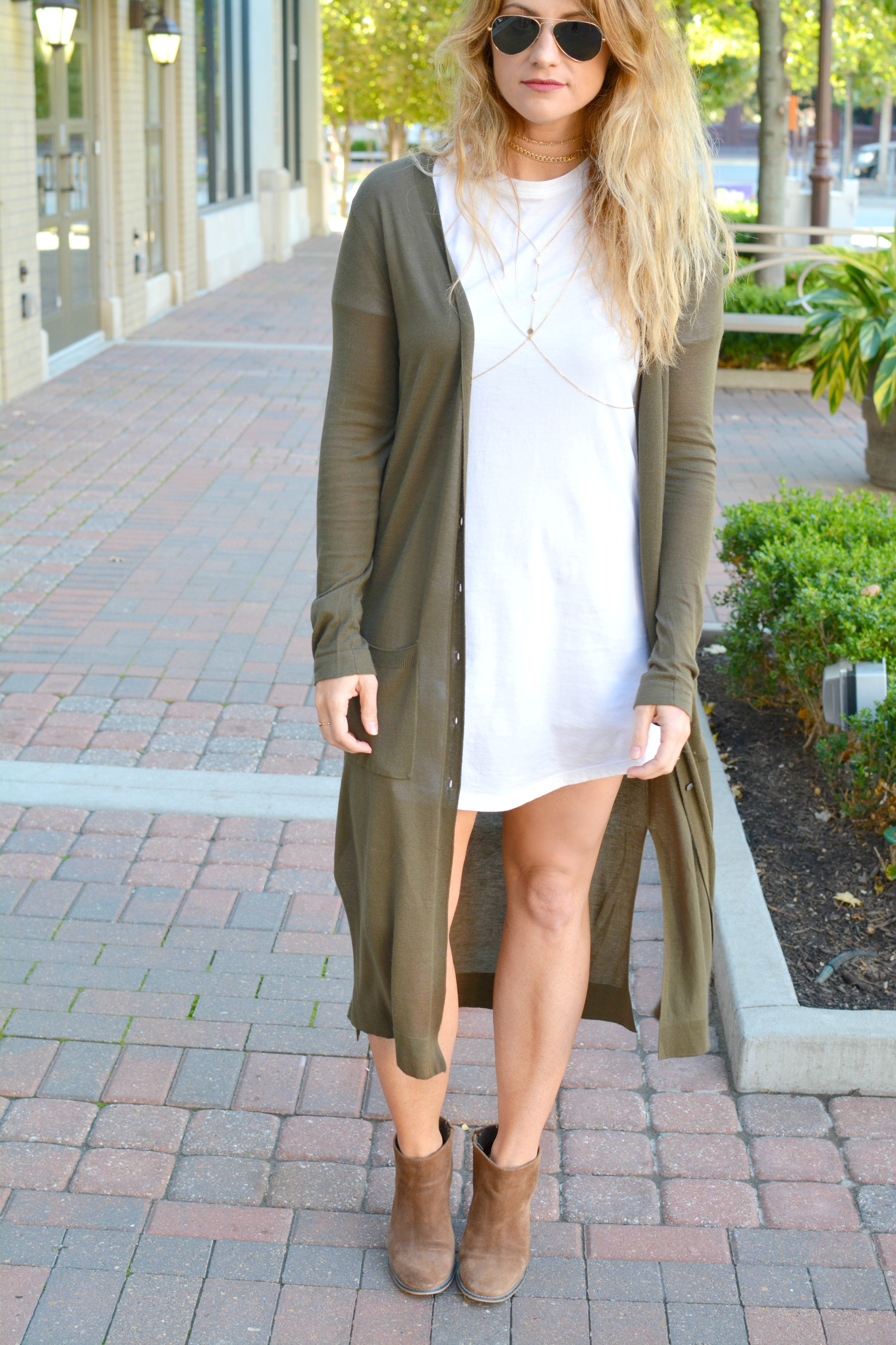 Enjoying Summer In A Long Sleeve Wrap Dress, Beautygirl24