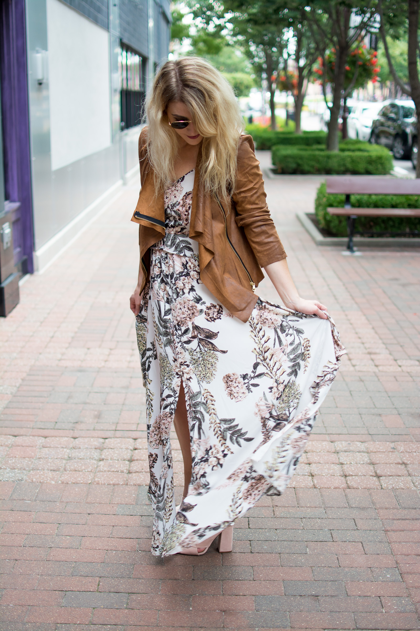 Make Your Summer Maxi Dress Fall-Friendly. | Ashley from LSR