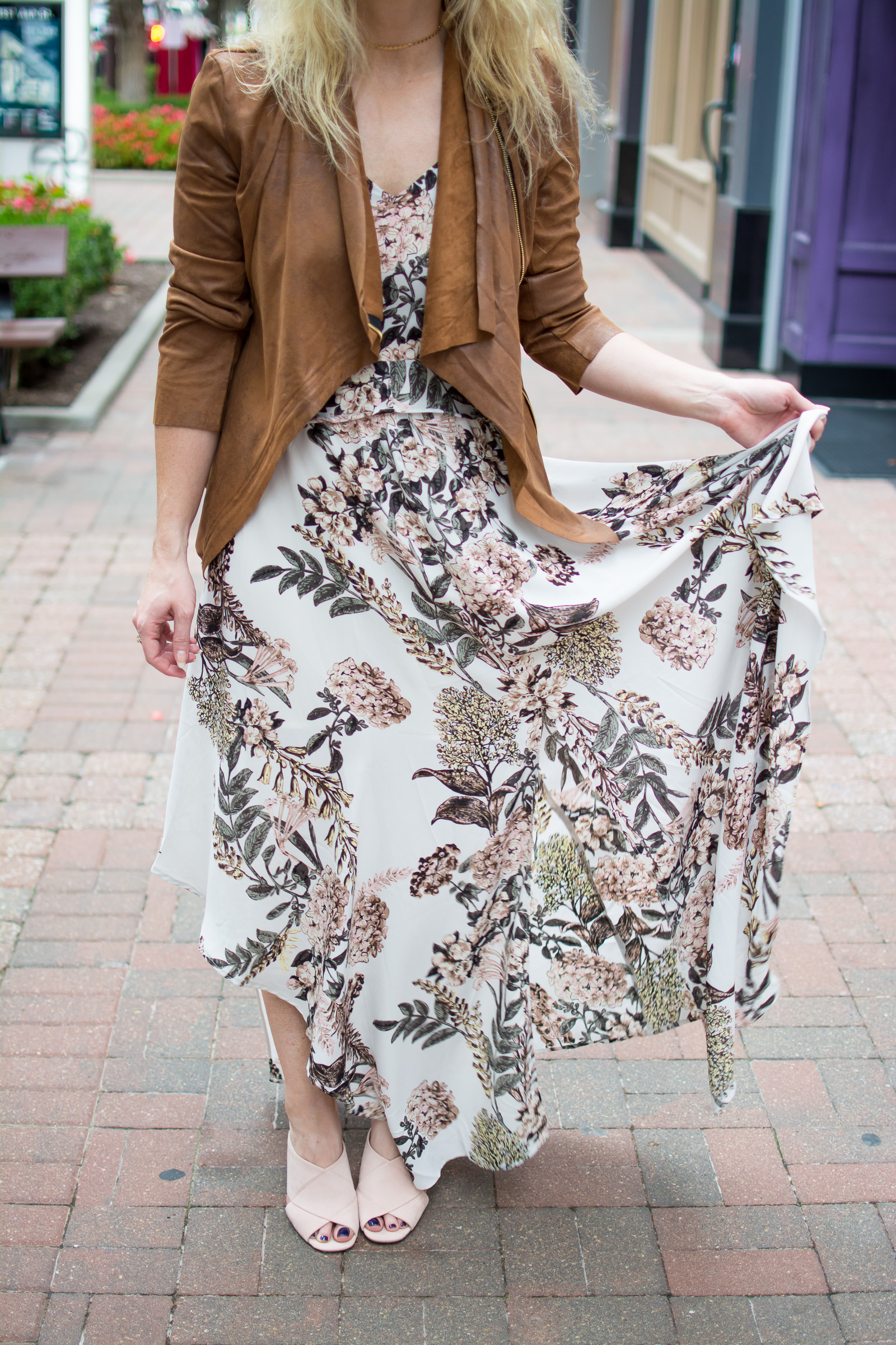 Make Your Summer Maxi Dress Fall-Friendly. | Ashley from LSR