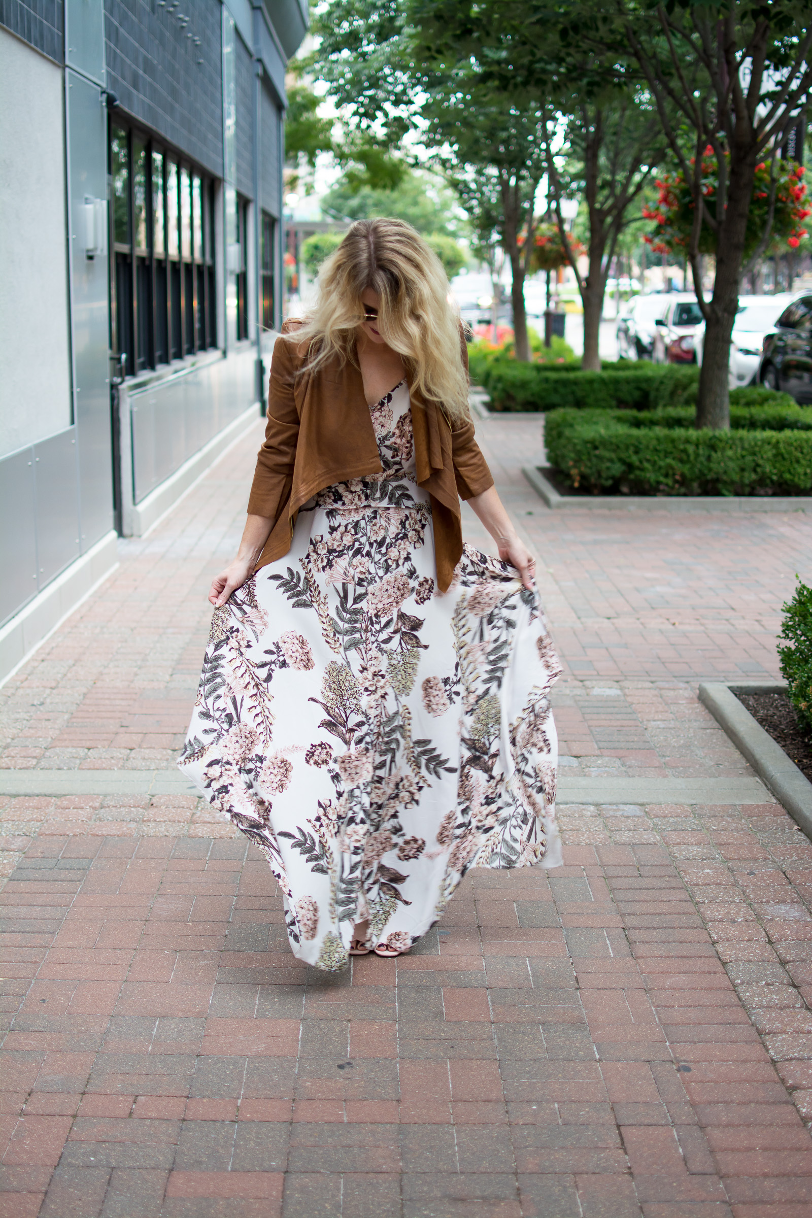 Make Your Summer Maxi Dress Fall-Friendly. | Ashley from LSR