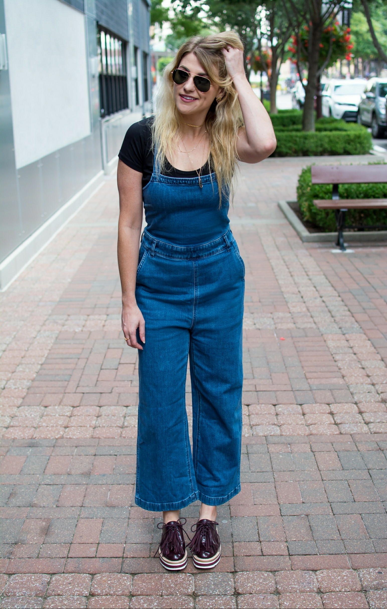 How to Wear a Denim Jumpsuit. | Ashley from Le Stylo Rouge