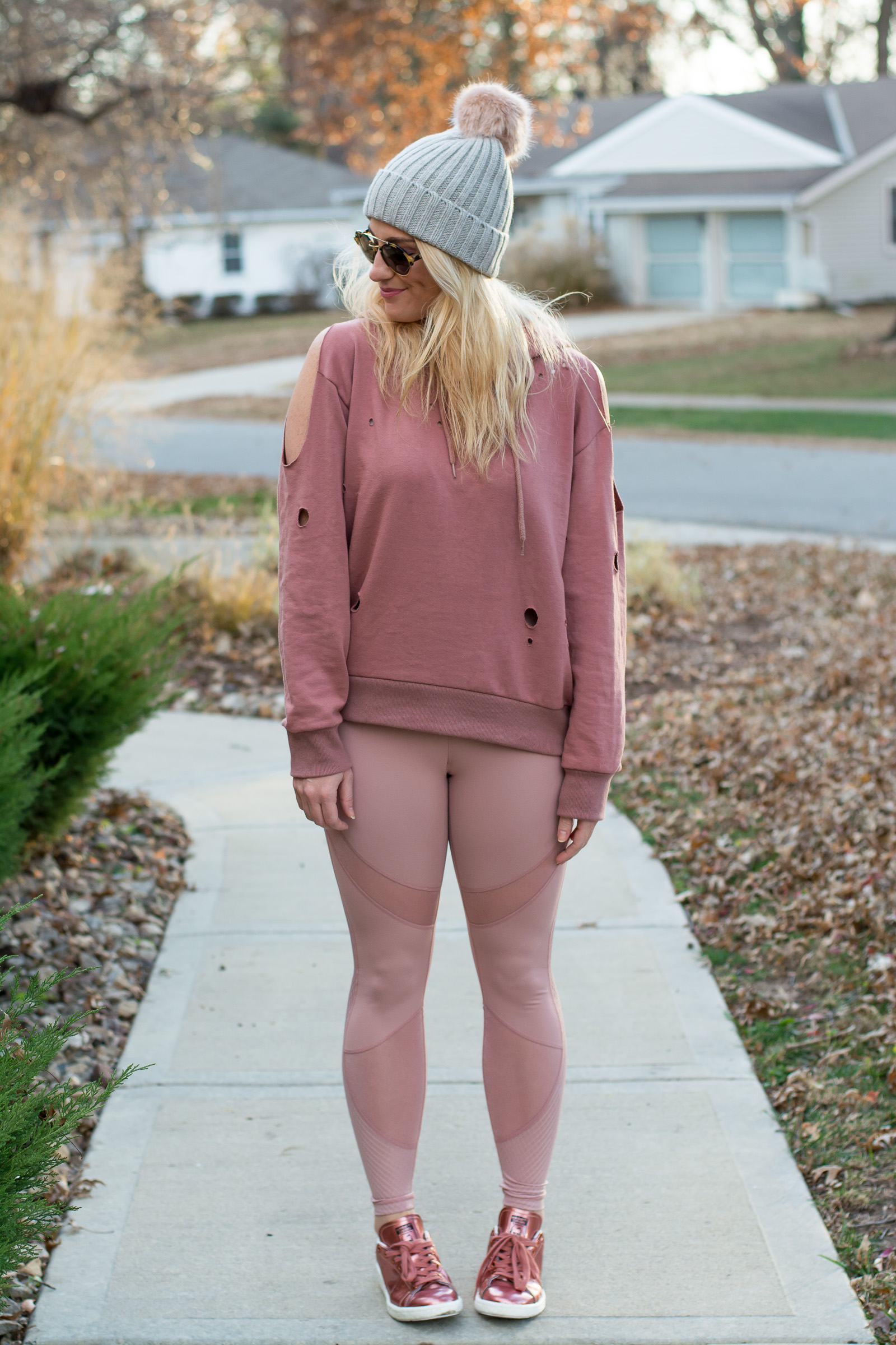 Winter Outfit: All Blush Everything. | Ashley from Le Stylo Rouge