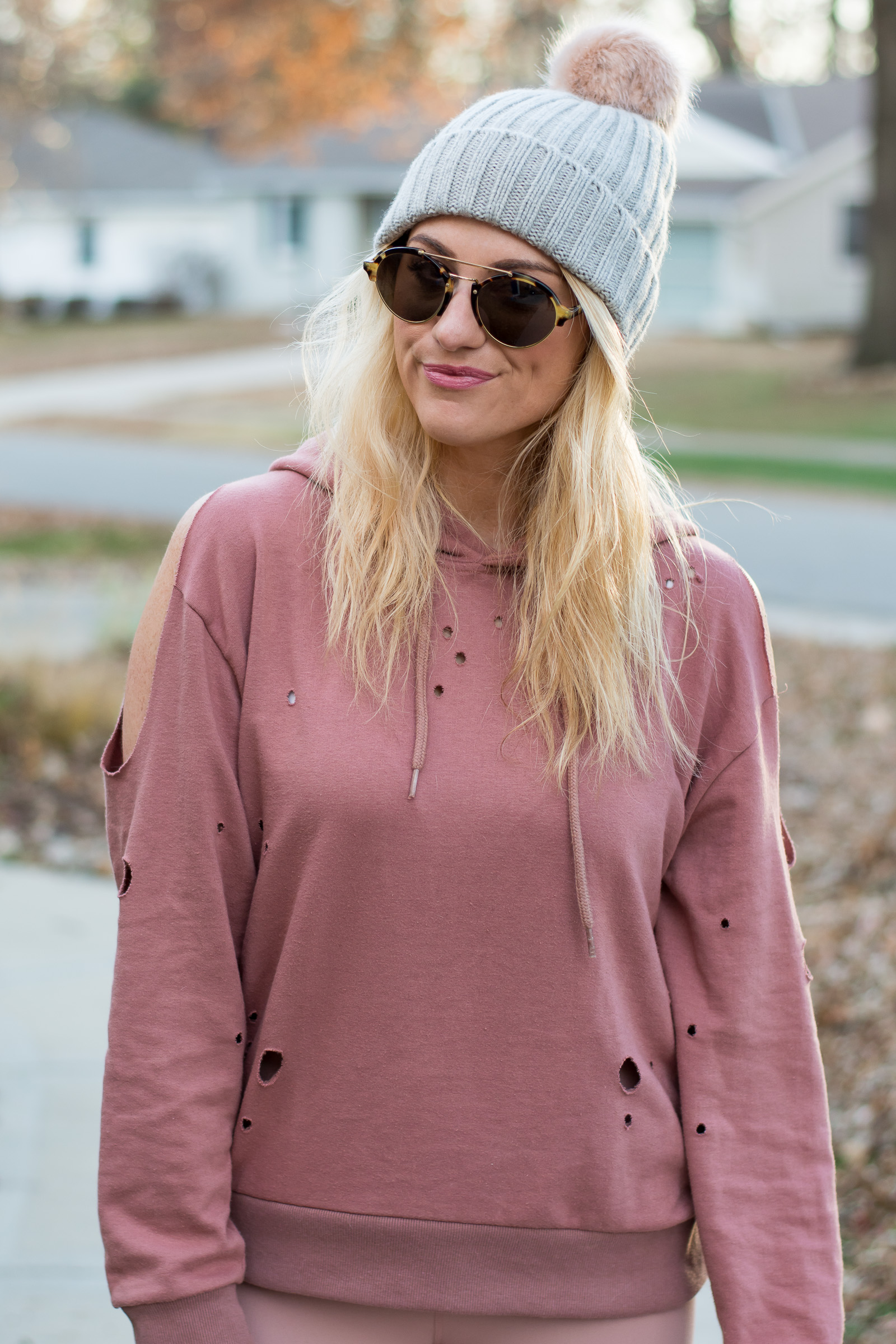 Winter Outfit: All Blush Everything. | Ashley from Le Stylo Rouge