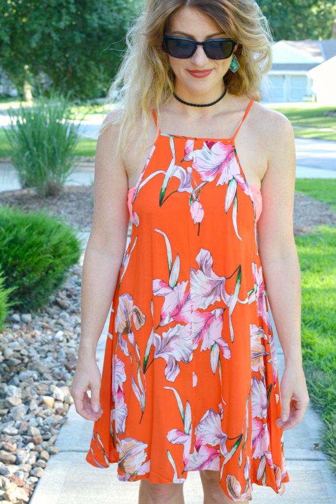 Orange Minkpink Dress + #NSale Rundown. | Le Stylo Rouge