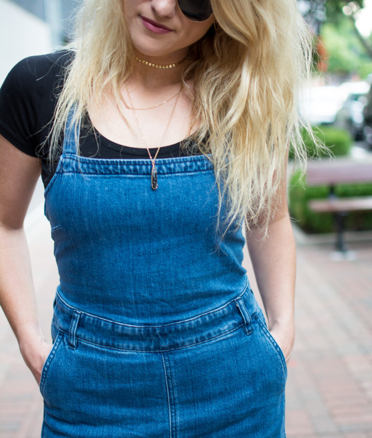 How to Wear a Denim Jumpsuit. | Ashley from Le Stylo Rouge