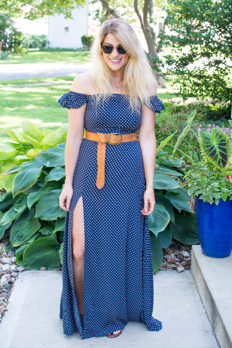 Marin Polka Dot Maxi Dress