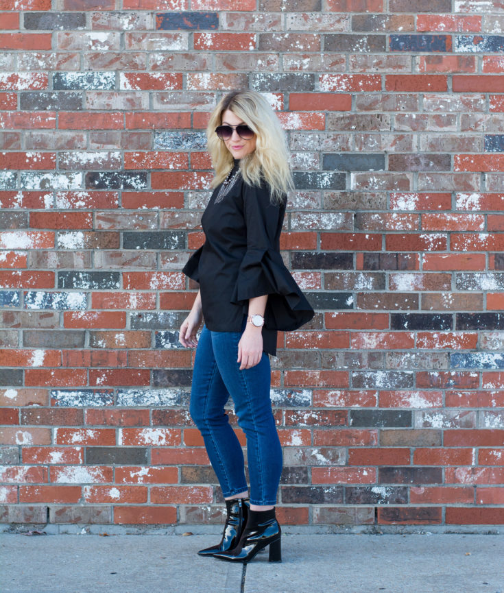Black Bell Sleeves and Space Boots. | Ashley from LSR