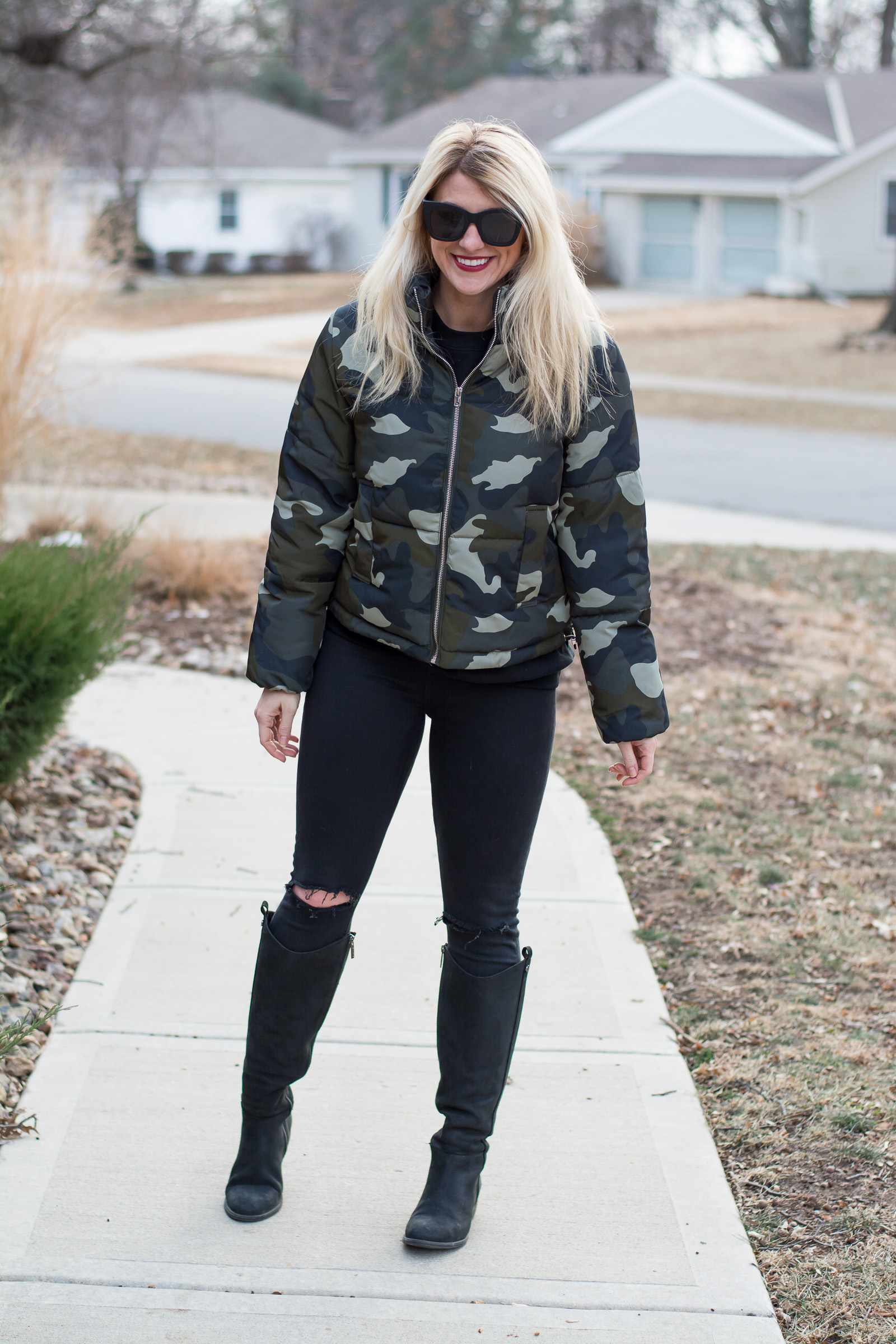 How to Wear a Camo Jacket. | Ashley from LSR