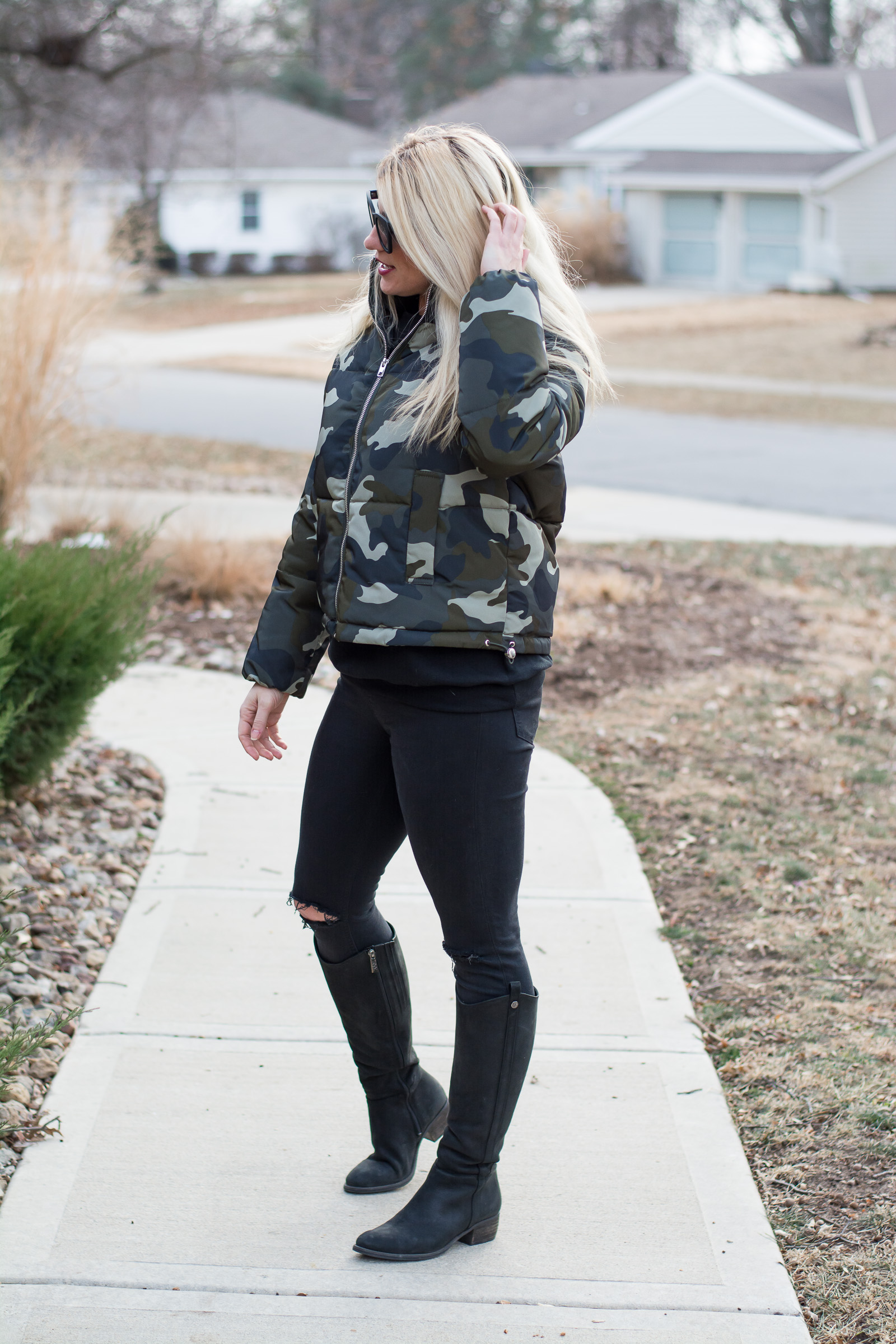 How to Wear a Camo Jacket. | Ashley from LSR