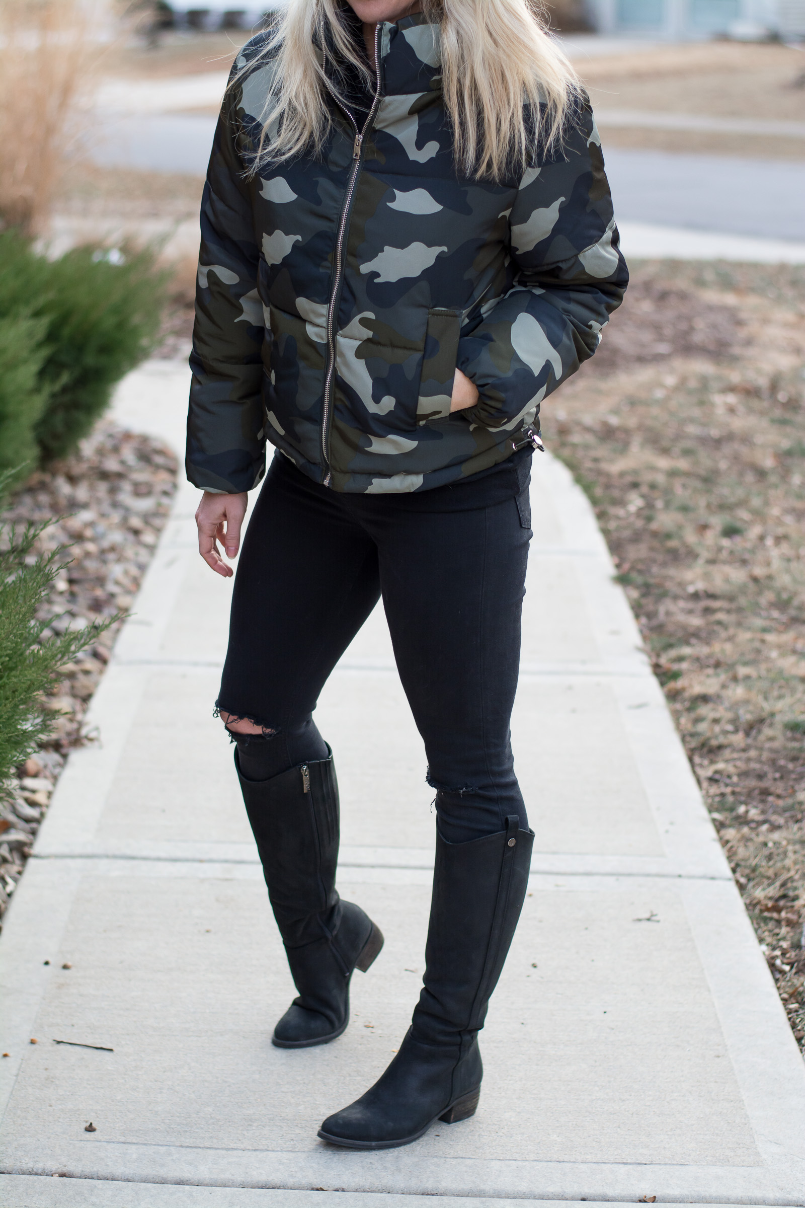 How to Wear a Camo Jacket. | Ashley from LSR