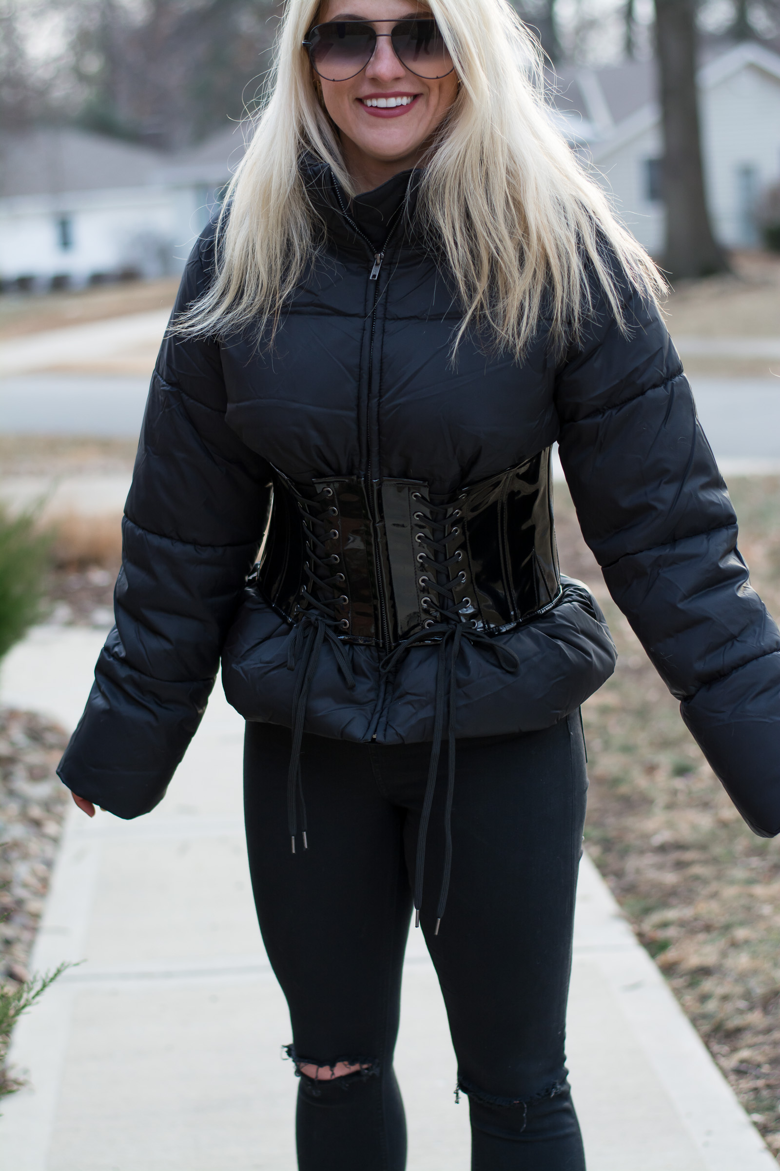 Winter Style: Corset Coat. | Ashley from Le Stylo Rouge