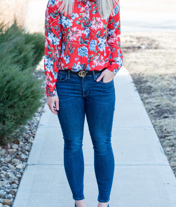 Bright Floral Blouse. | Ashley from LSR