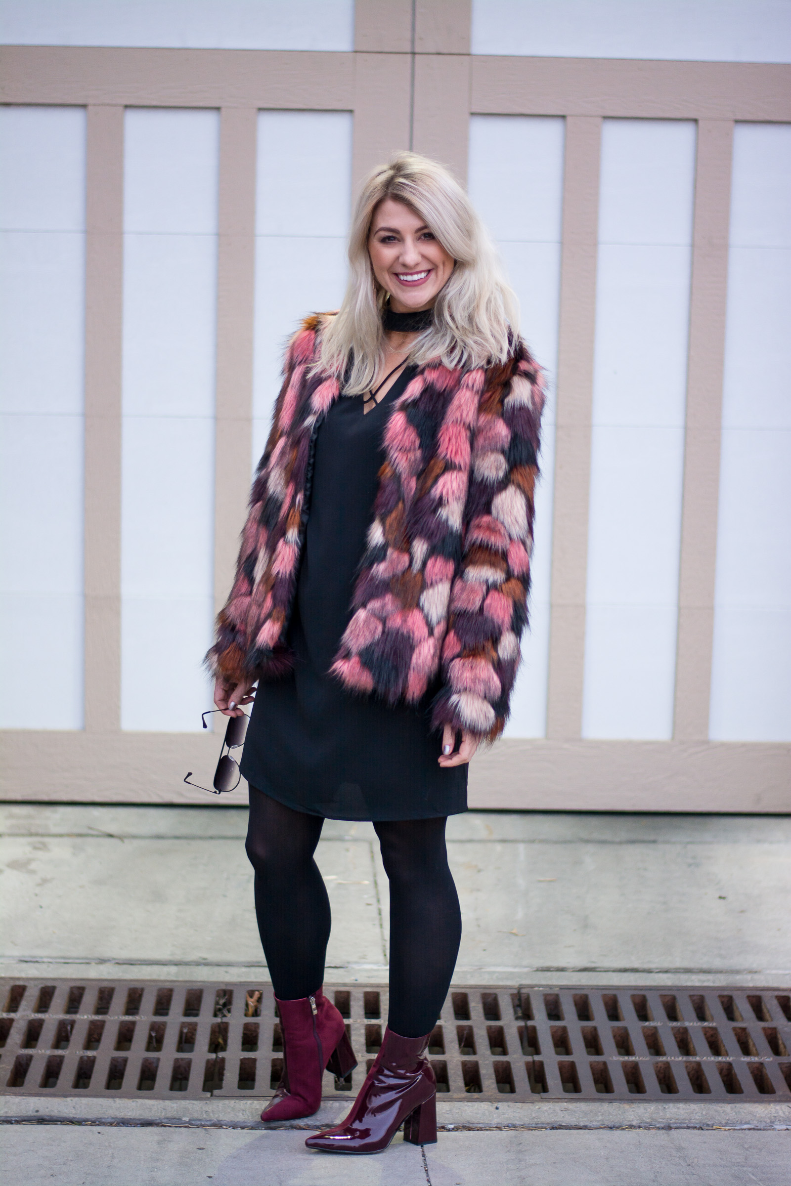 Dressing Up in Faux Fur for Valentine's Day. | Ashley from LSR