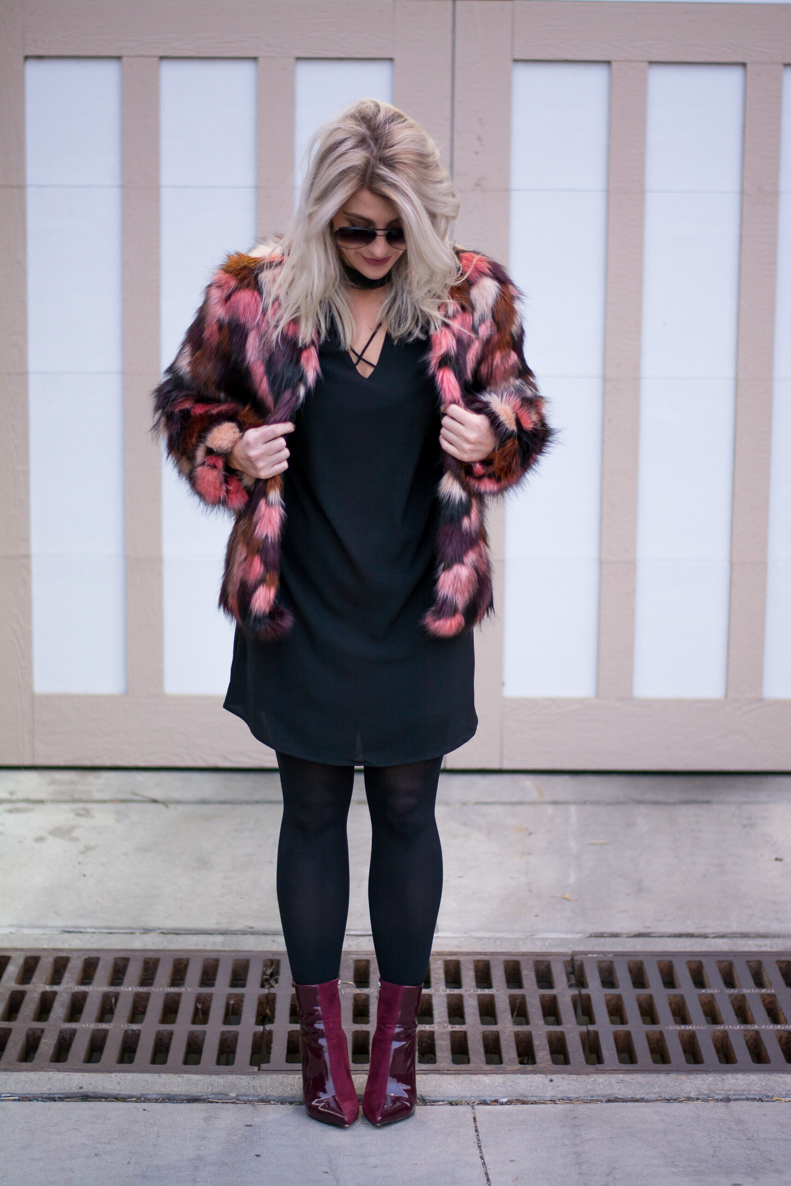 Dressing Up in Faux Fur for Valentine's Day. | Ashley from LSR