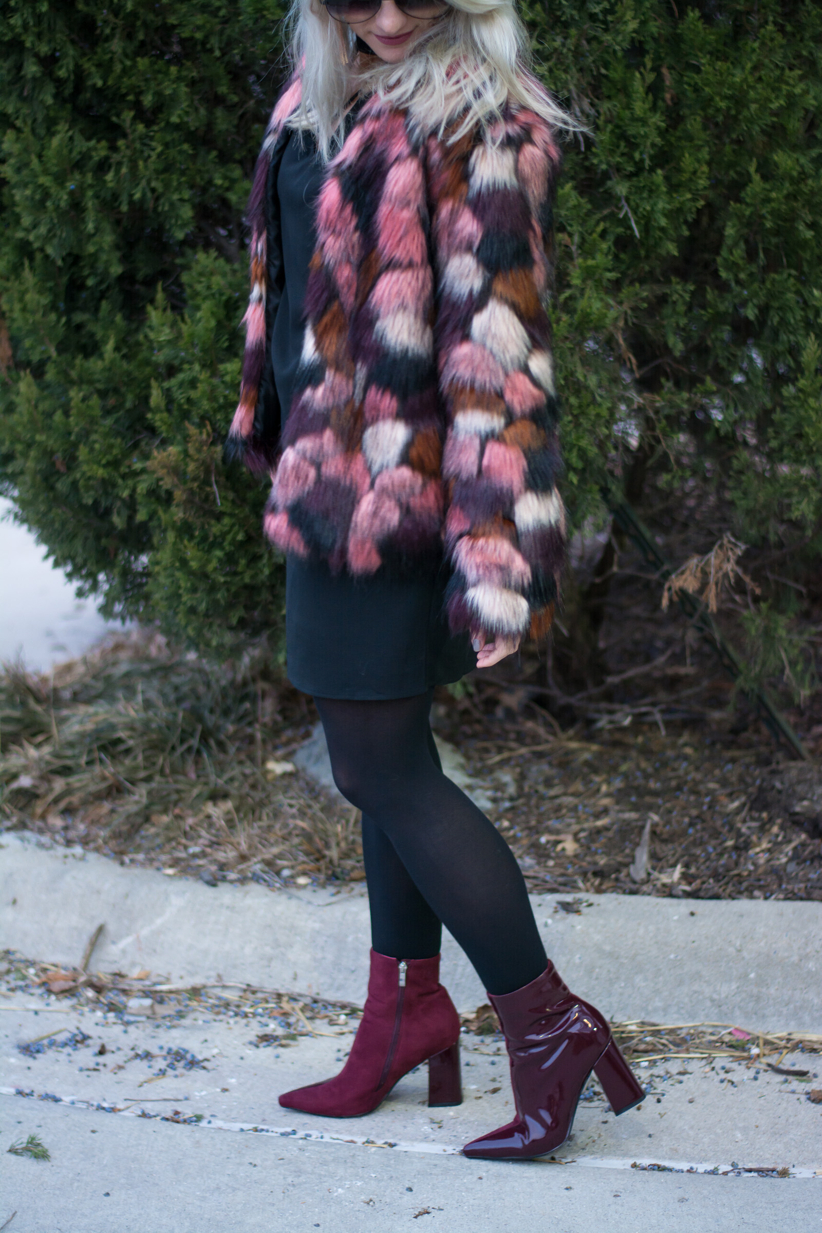 Dressing Up in Faux Fur for Valentine's Day. | Ashley from LSR