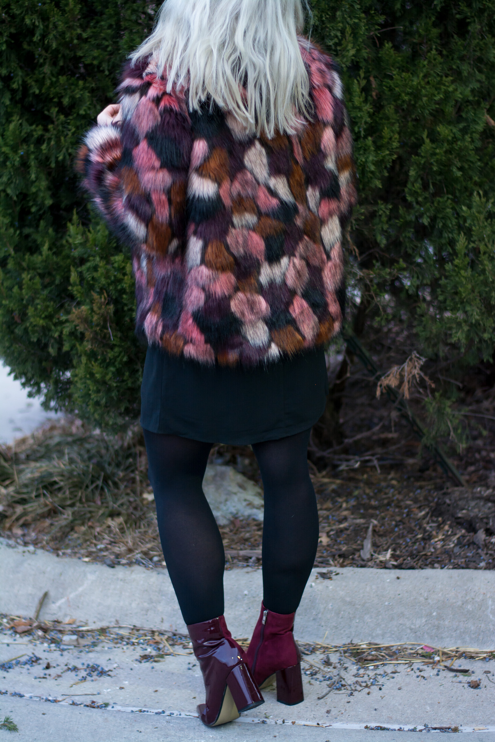 Dressing Up in Faux Fur for Valentine's Day. | Ashley from LSR