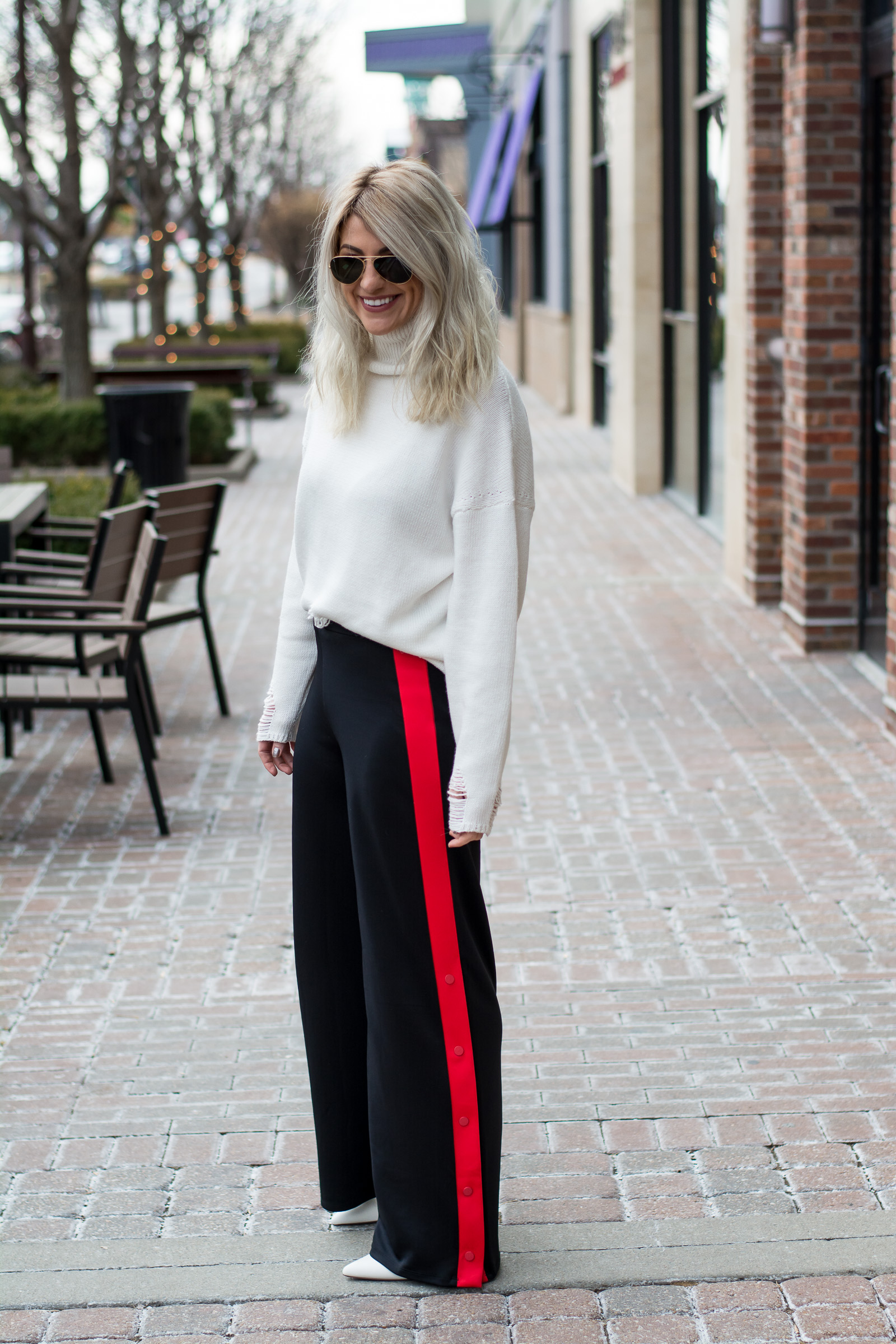 Track Pants are Back. | Ashley from Le Stylo Rouge