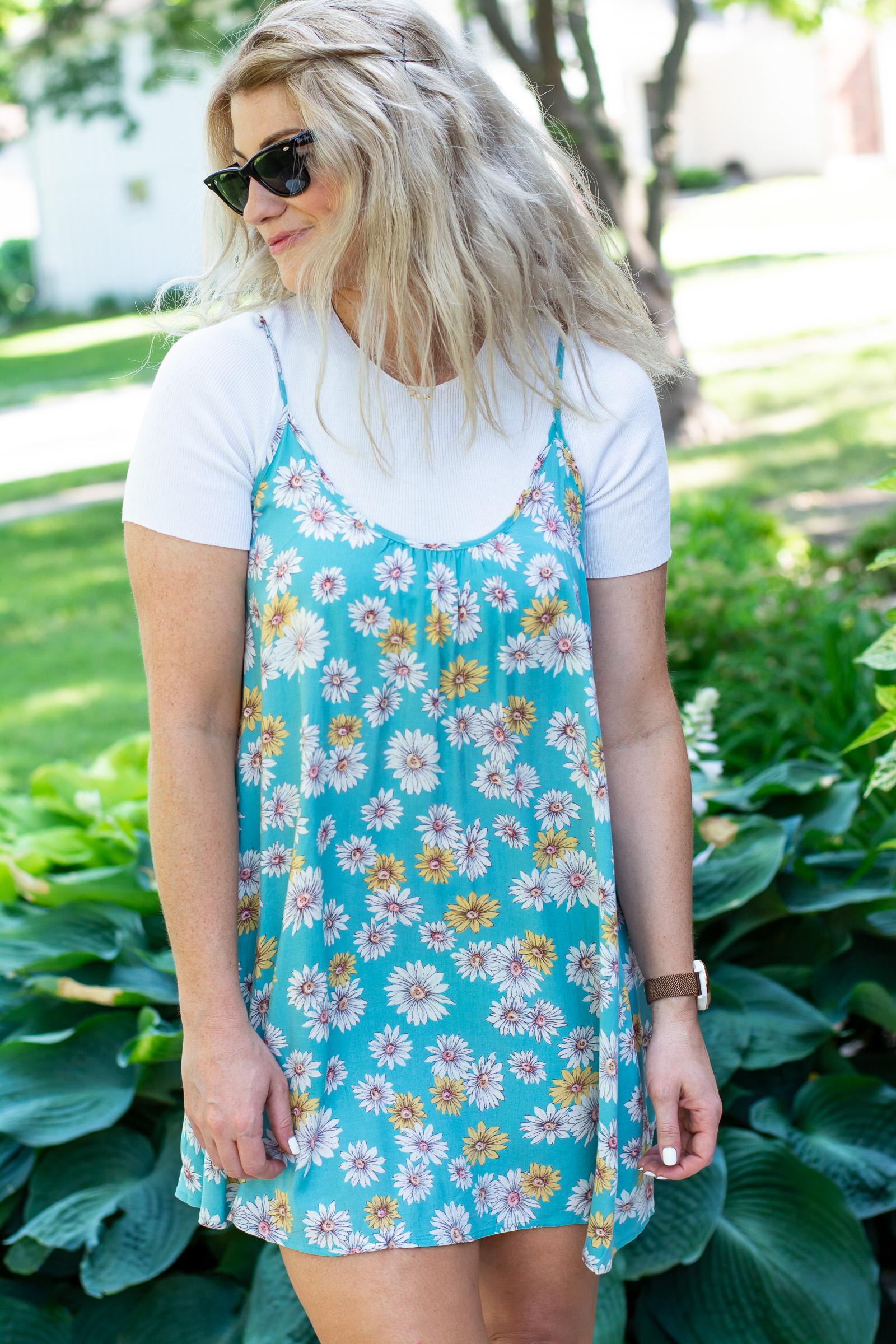 90s Daisy Dress + Crop Top. | Ashley from LSR