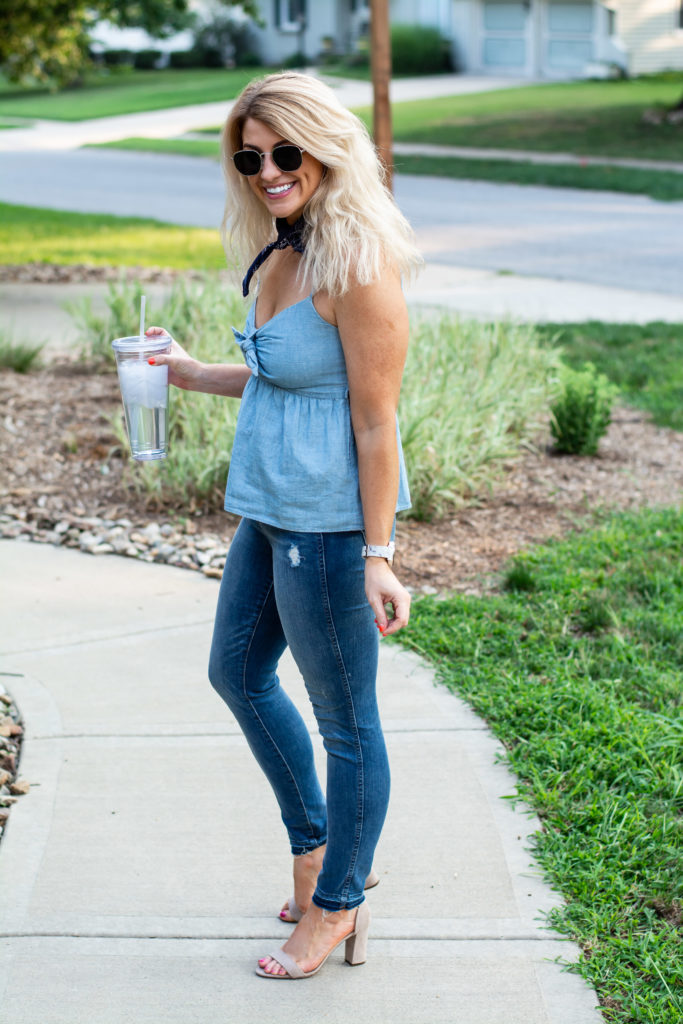 Outfit Idea: Madewell Summer Canadian Tuxedo. | Le Stylo Rouge