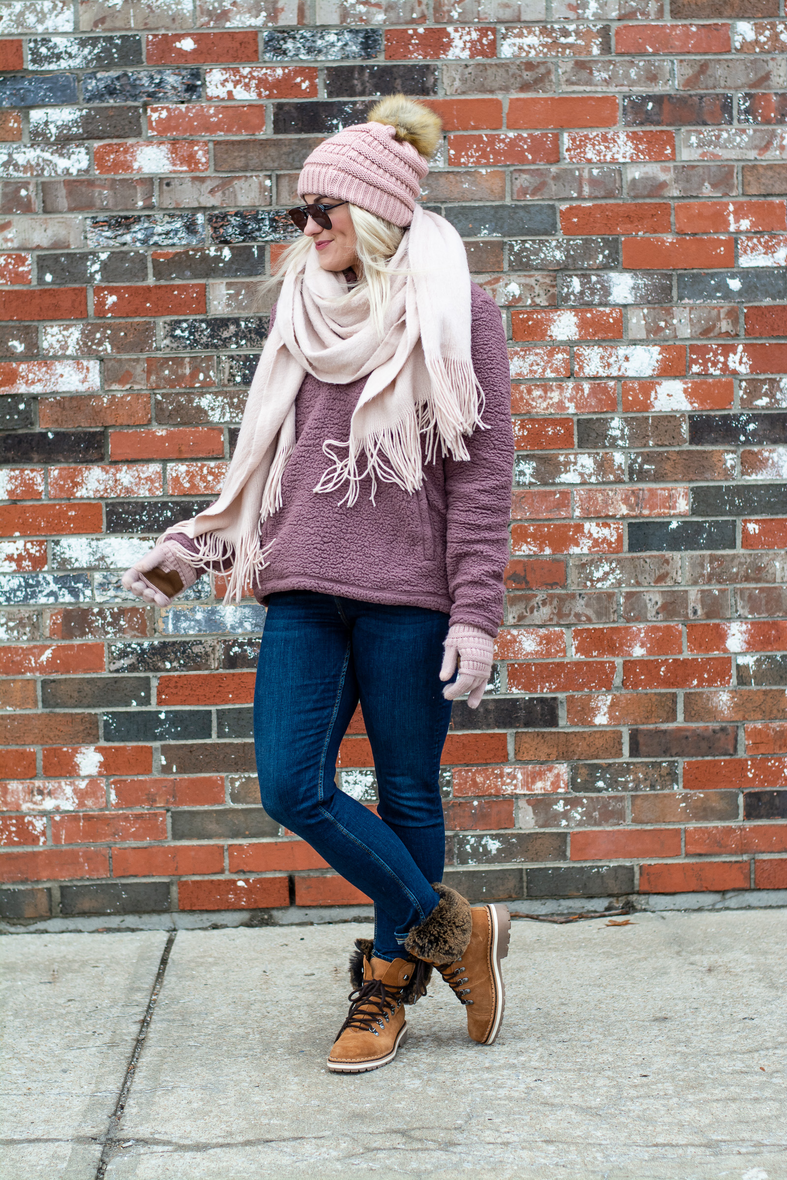 Cozy Sherpa + Winter Boots. | Ashley from LSR