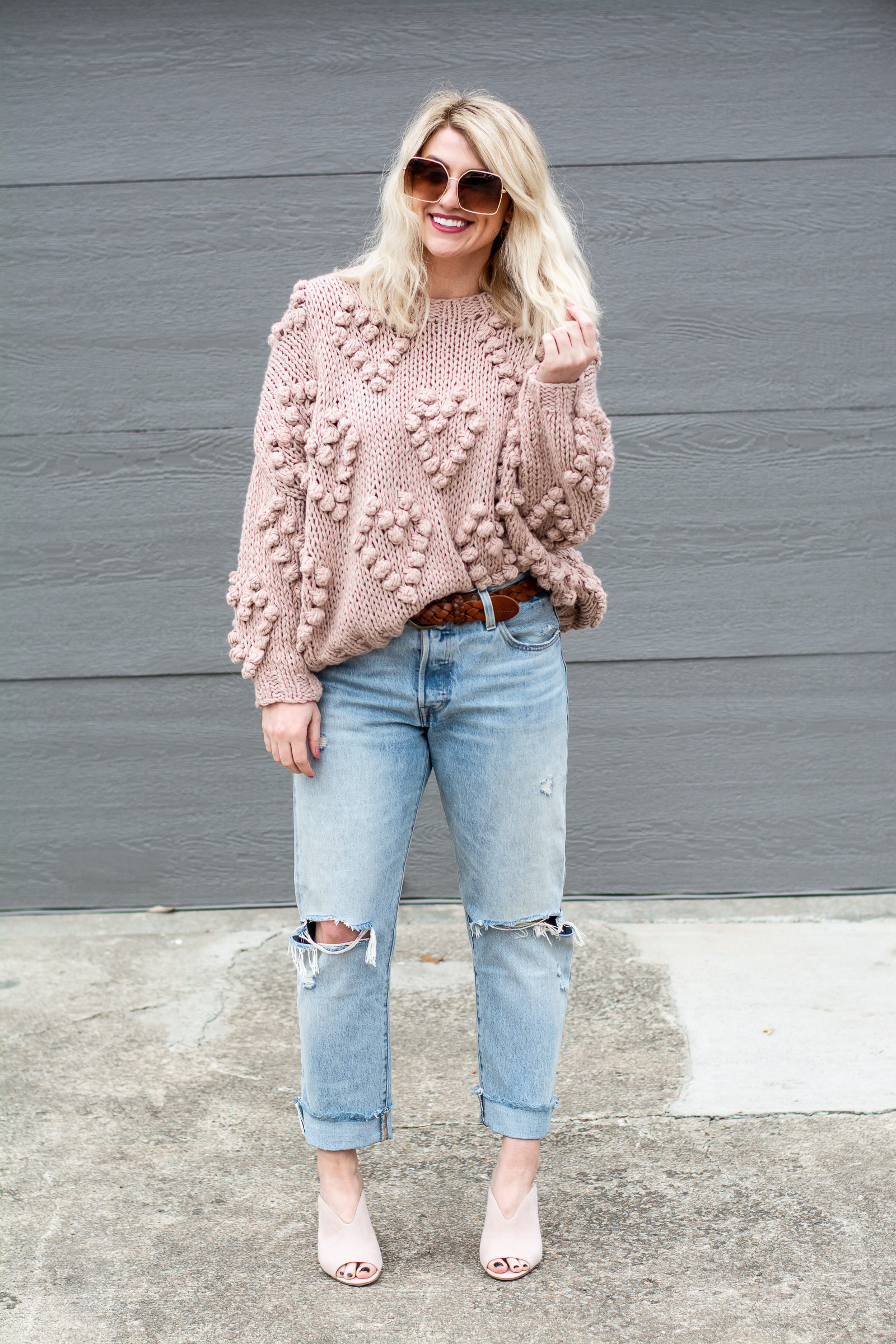 Valentine's Sweater + Levi's 501s. | Ash from LSR