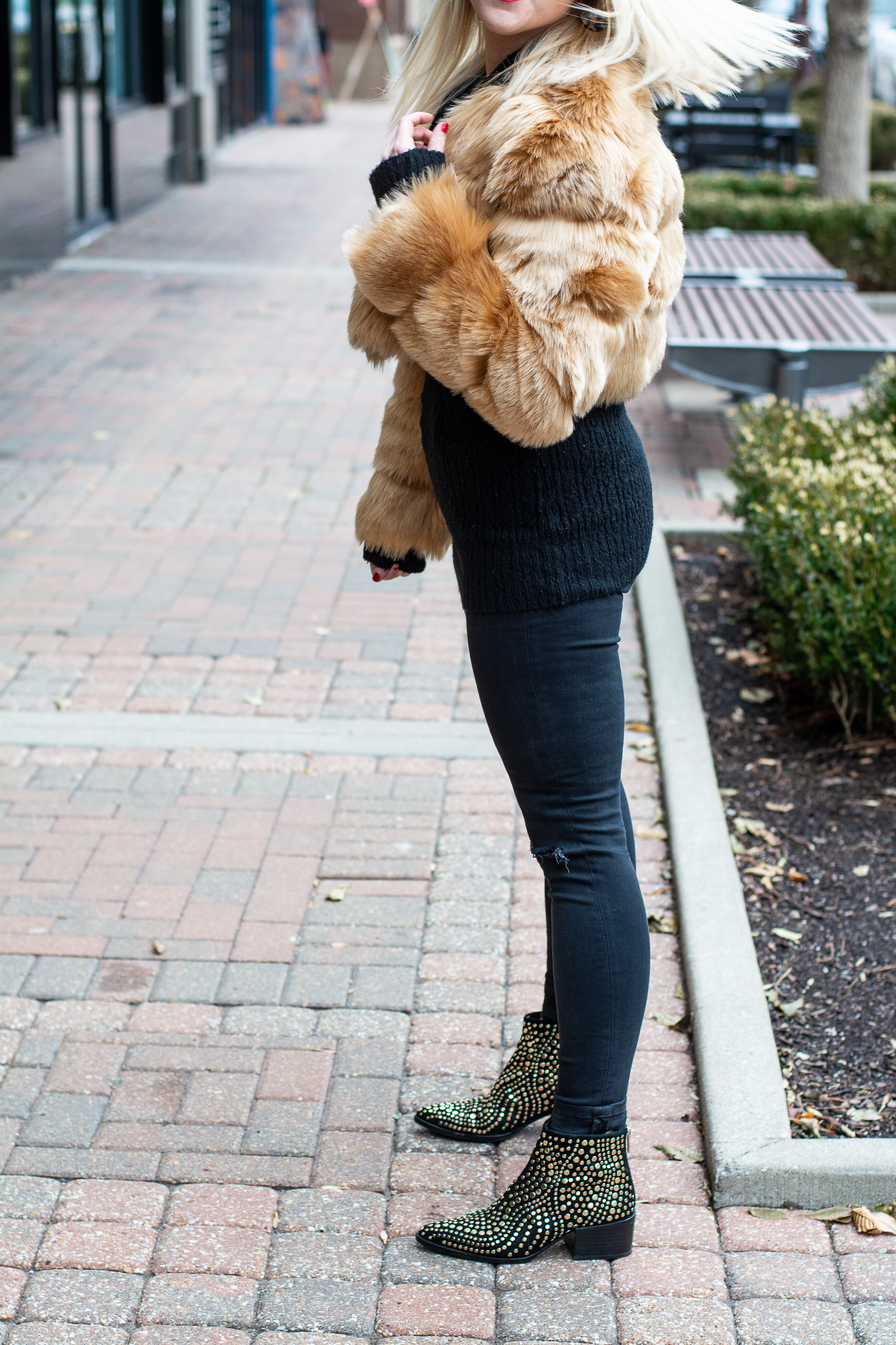 Cropped Faux Fur Jacket. | Ash from LSR