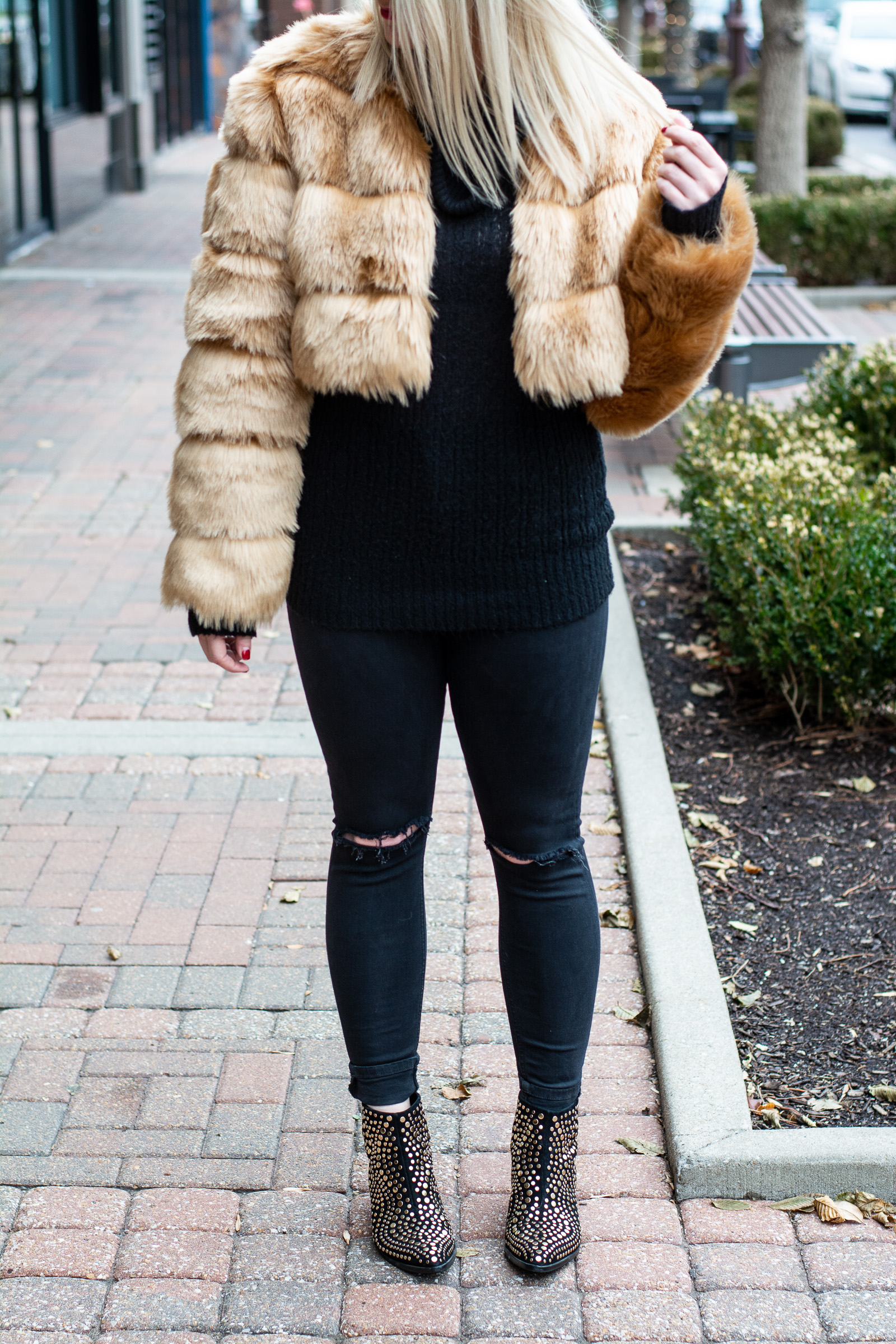 Cropped Faux Fur Jacket. | Ash from LSR