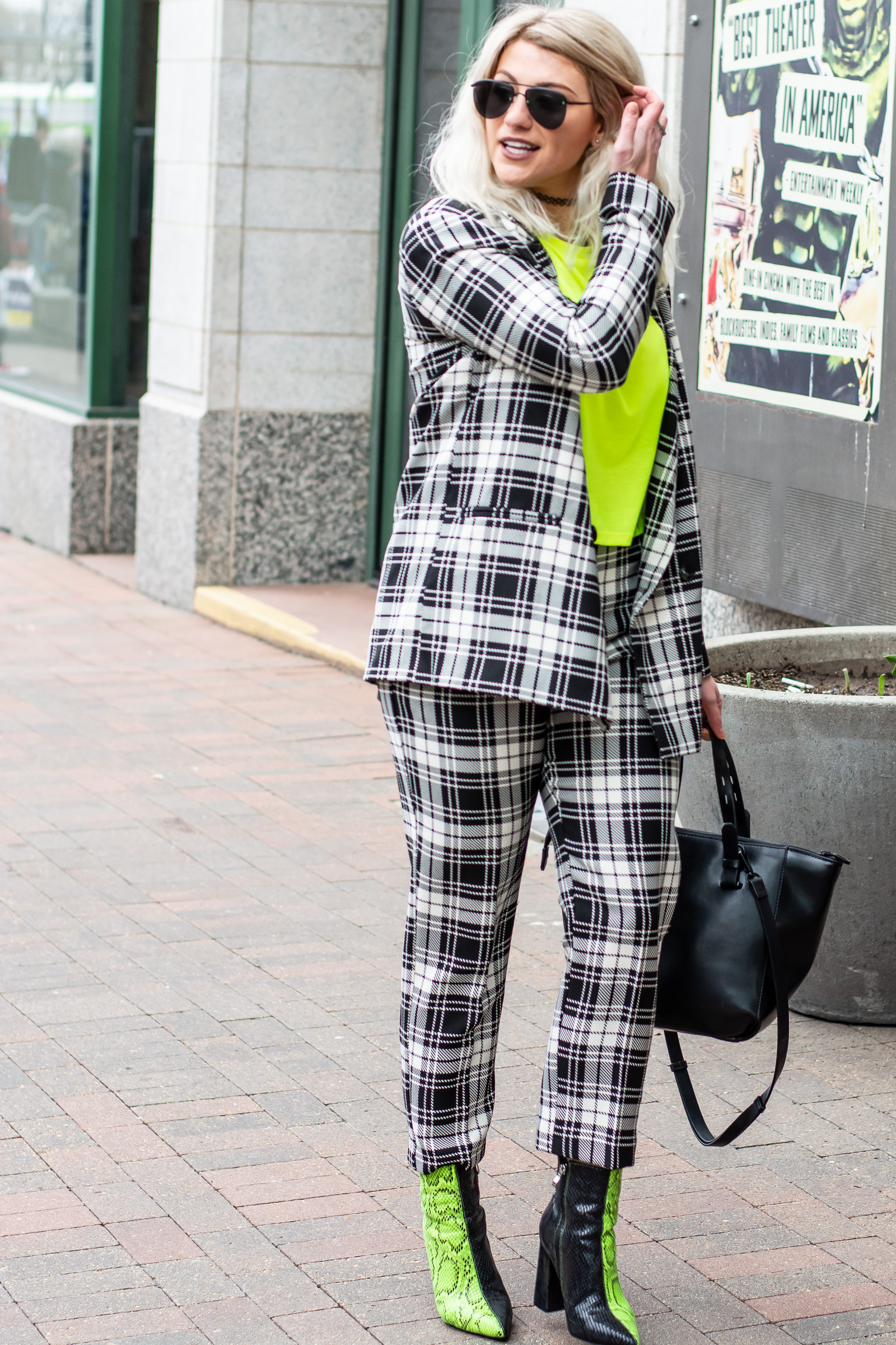 Plaid Suit + Neon. | Ash from LSR