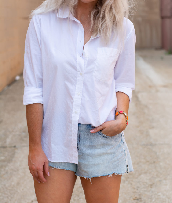 Styling an Oversized White Button-up. | LSR