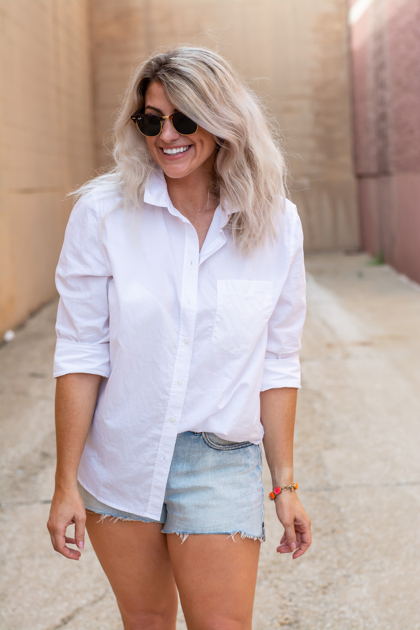 Styling an Oversized White Button-up. | LSR