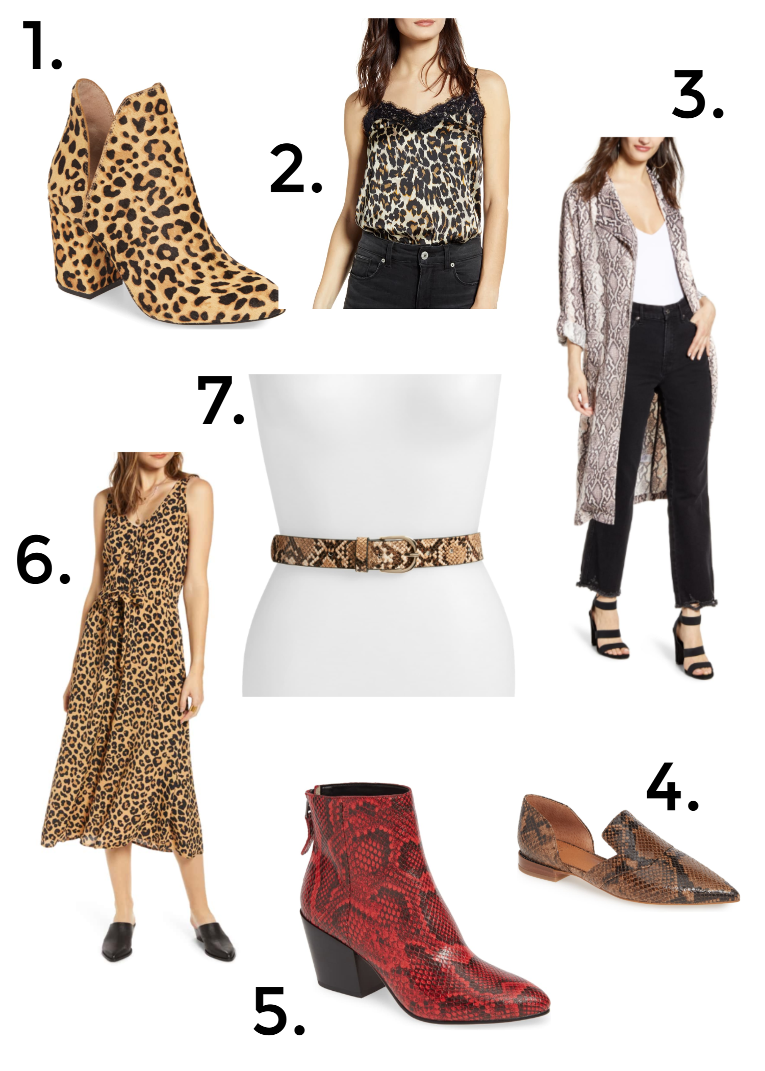 Leopard and Snakeskin Picks from the Nordstrom Anniversary Sale. | LSR