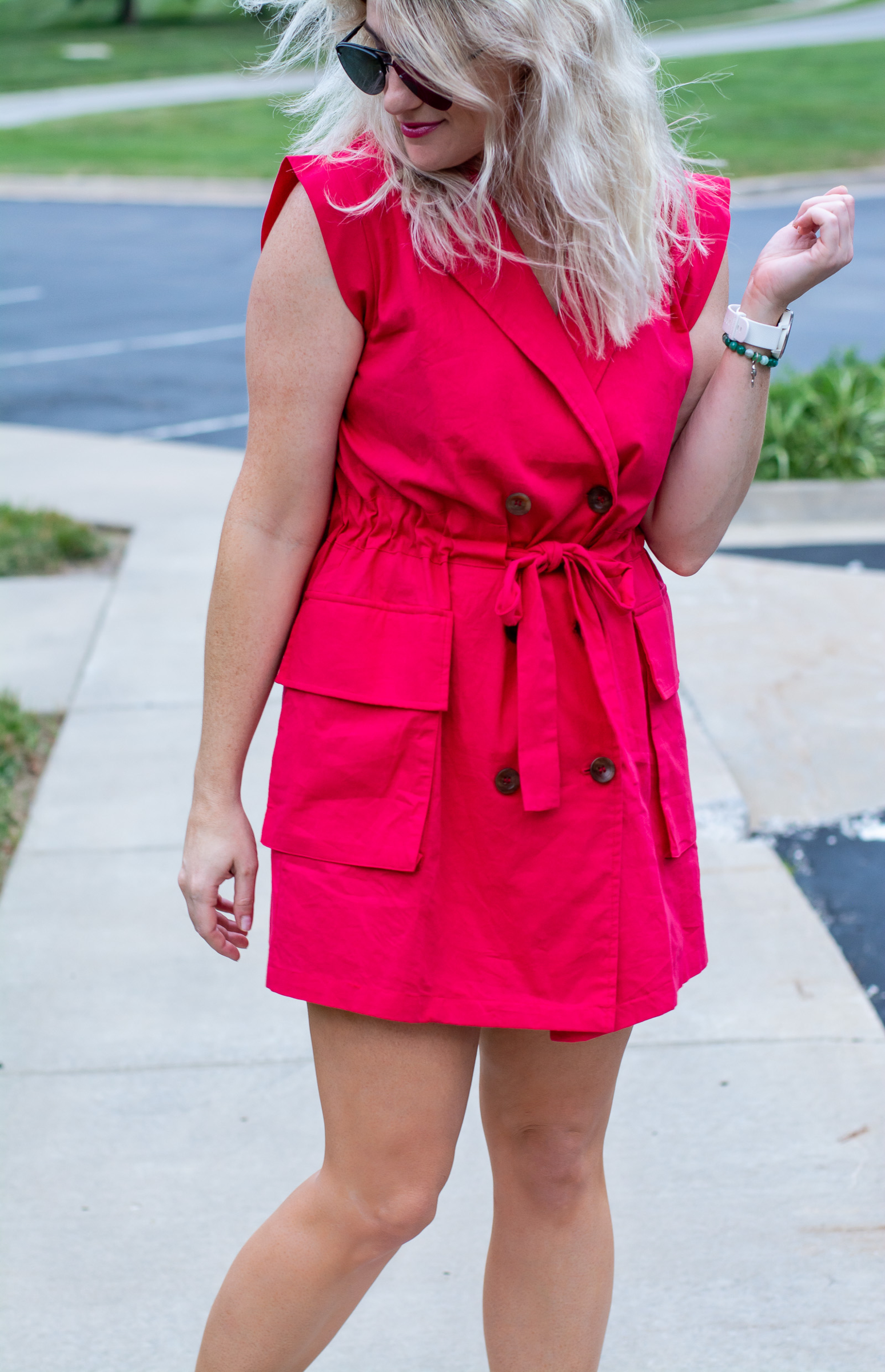 80s Bright Belted Dress. | Ash from LSR