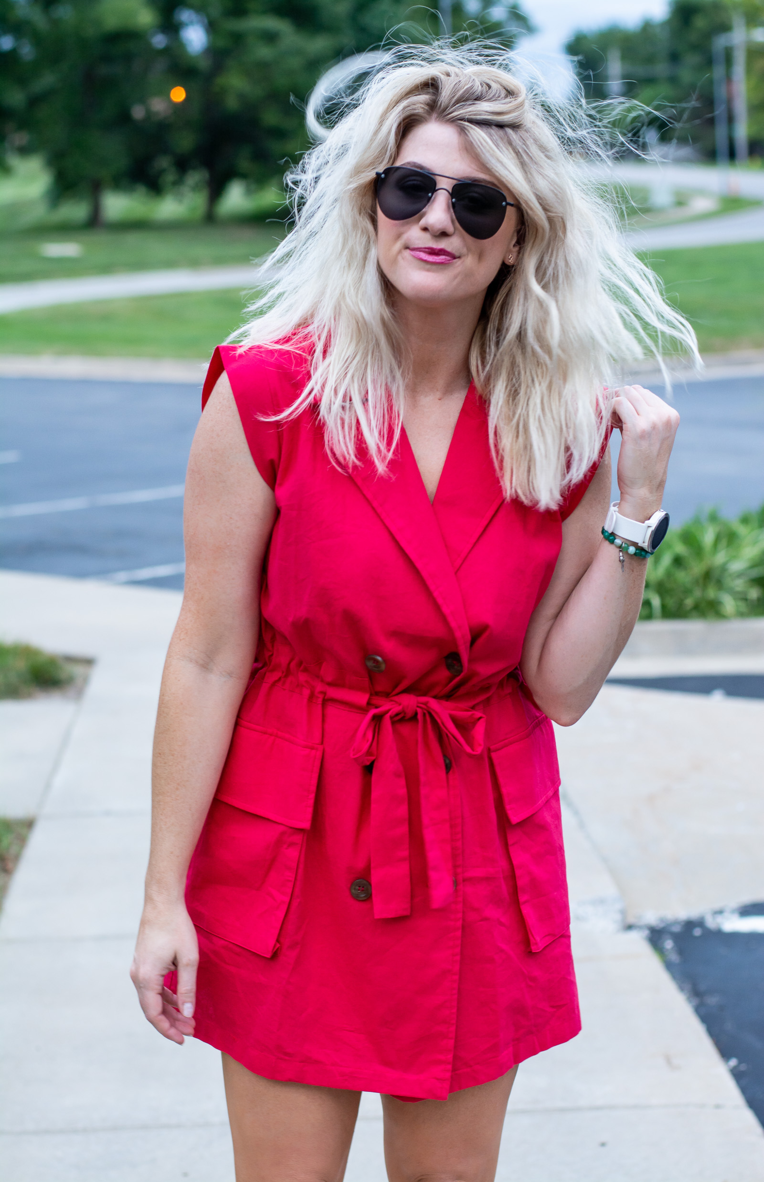 80s Bright Belted Dress. | Ash from LSR