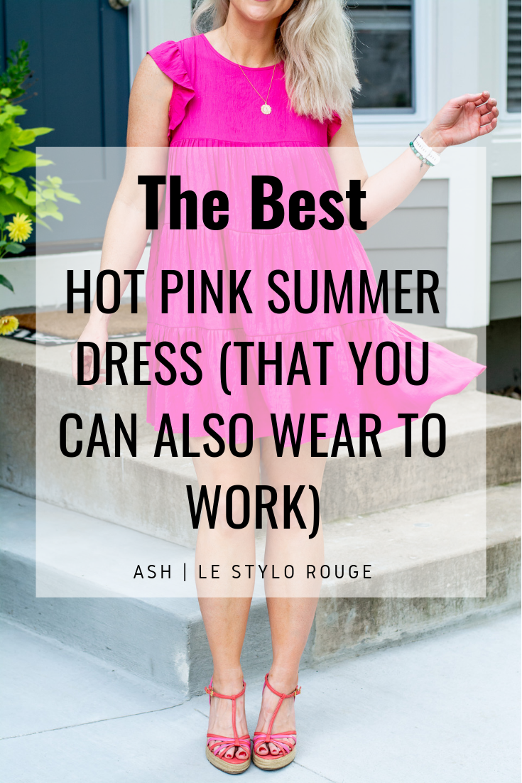 The Best Hot Pink Summer Dress. | LSR