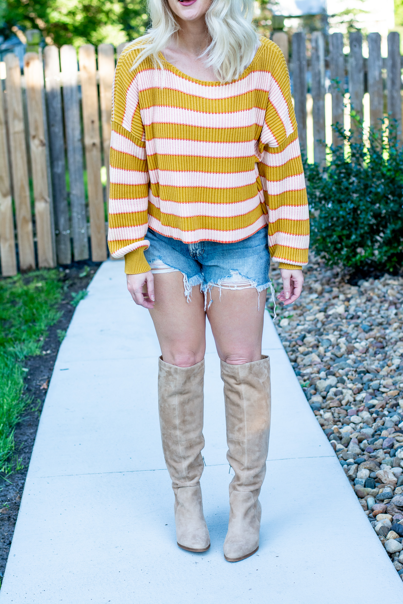 Summer to Fall: Tall Boots and Cutoffs. | LSR