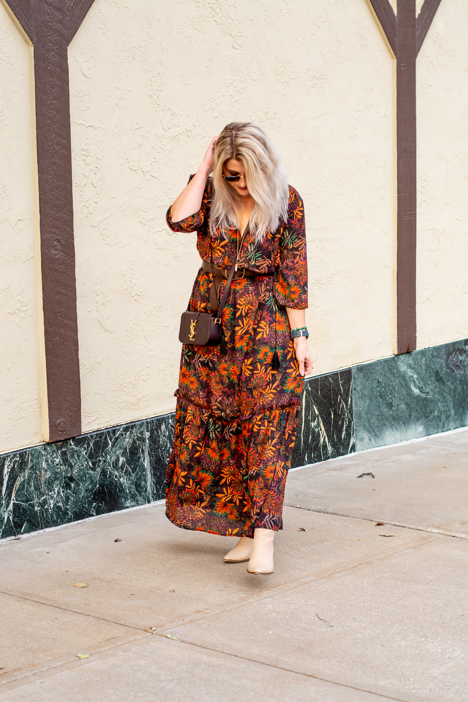 Fall Boho Dress and Booties. | LSR
