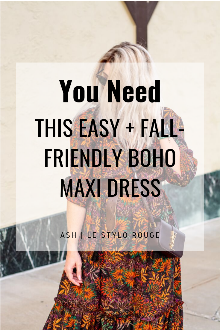 You Need This Easy, Fall-friendly Boho Maxi Dress. | LSR