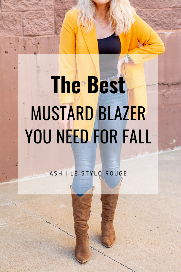 The Best Mustard Blazer You Need for Fall. | LSR