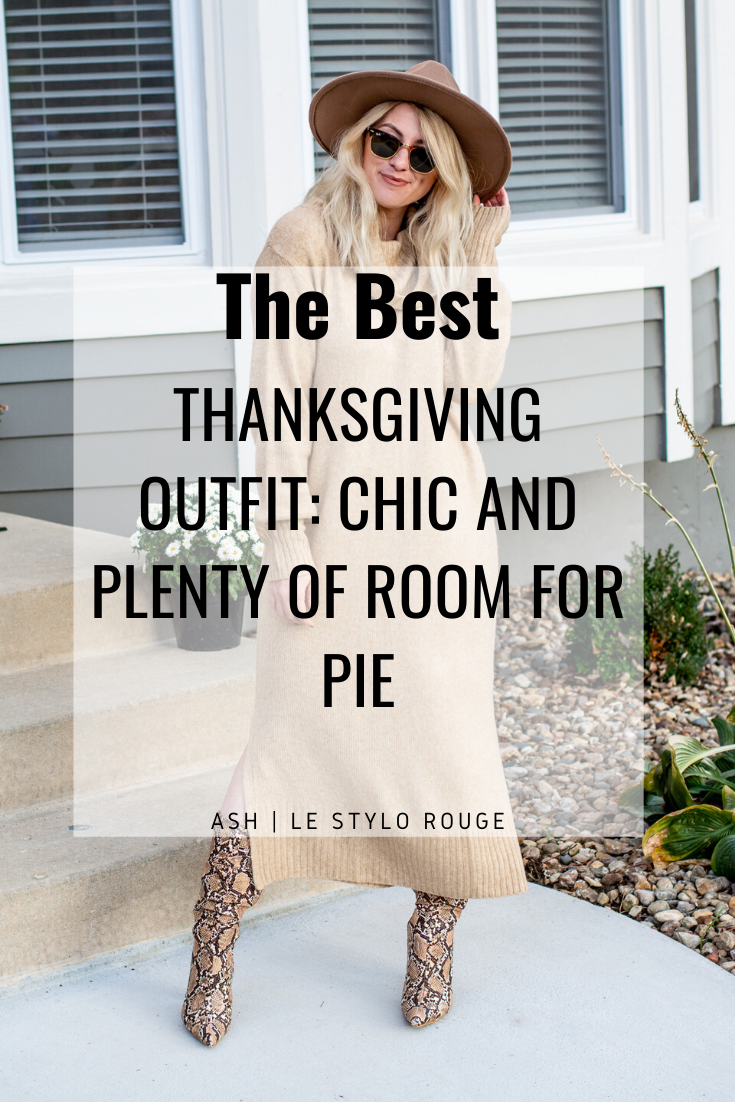 The Best Thanksgiving Outfit: Comfy AND Chic. | LSR