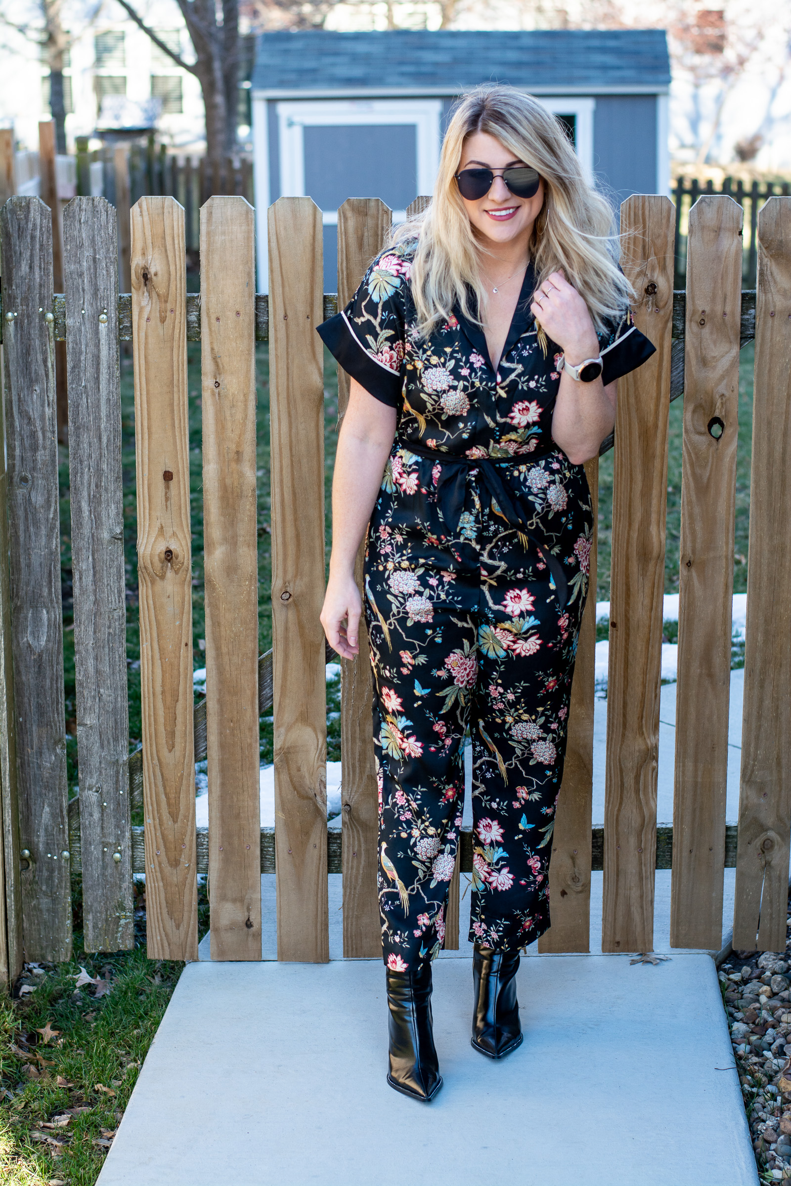 Printed Jumpsuit. | Le Stylo Rouge